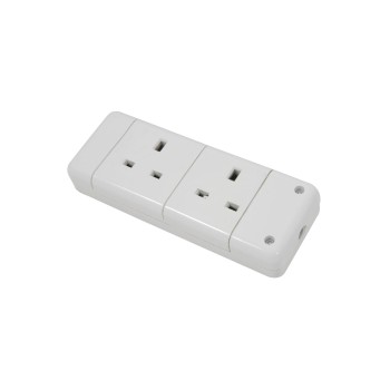 Mercury 2 Gang Trailing Socket 429.858UK Mercury 2 Gang Trailing Socket 429.858UK