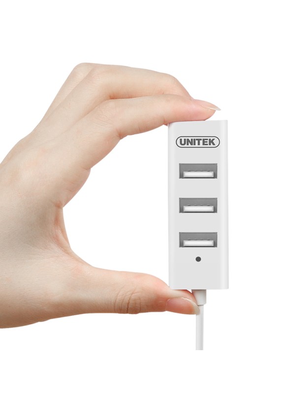 Unitek Y-2146 4-port USB2.0 Hub with 11cm cable