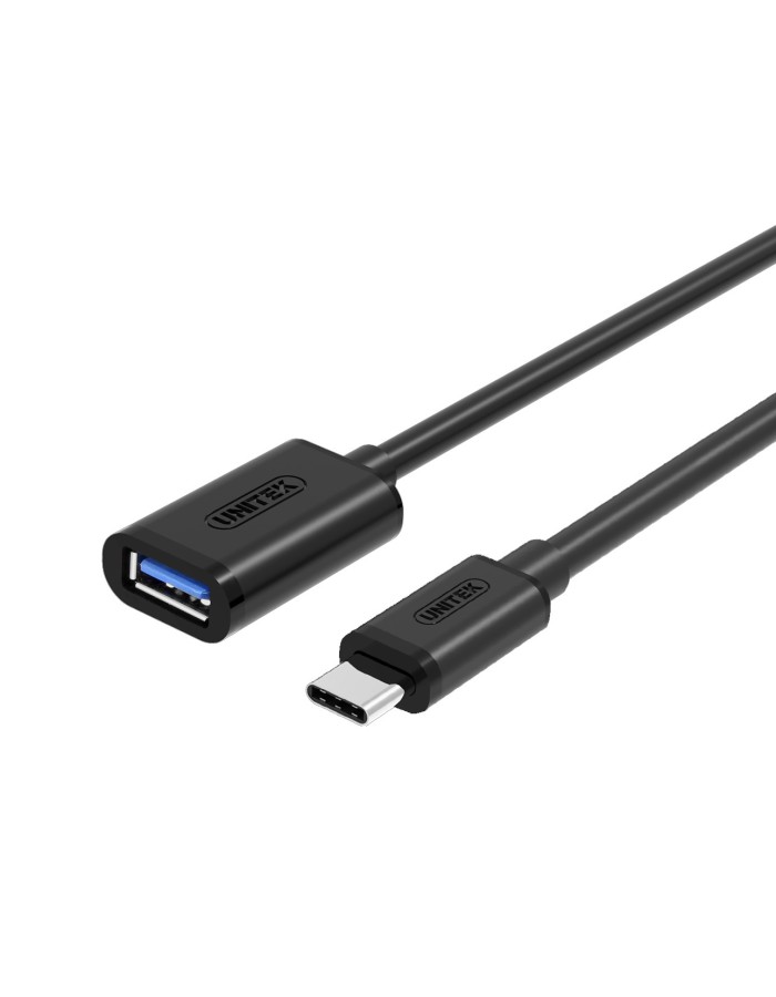 Unitek Y-C476BK USB3.1 USB-C Male to USB-A Female Extension Cable 20cm Unitek Y-C476BK USB3.1 USB-C Male to USB-A Female Extension Cable 20cm