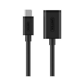 Unitek Y-C476BK USB3.1 USB-C Male to USB-A Female Extension Cable 20cm Unitek Y-C476BK USB3.1 USB-C Male to USB-A Female Extension Cable 20cm