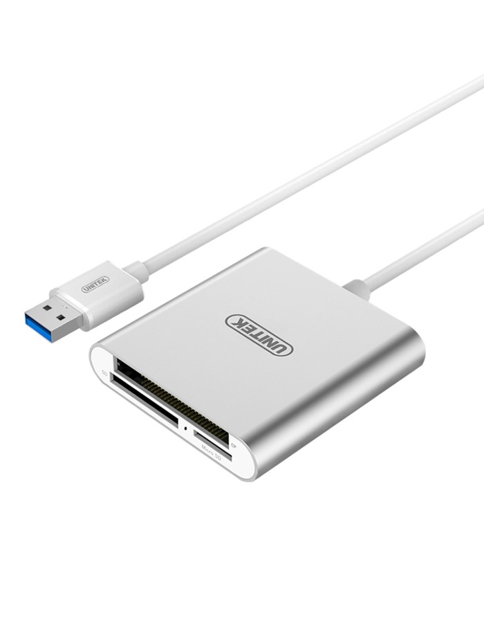 Unitek Y-9313 USB3.0 Aluminium SD/Micro SD/CF Card Reader Unitek Y-9313 USB3.0 Aluminium SD/Micro SD/CF Card Reader