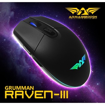 Armaggeddon Raven 3 Pro-Gaming Mouse with Free Mousepad Armaggeddon Raven 3 Pro-Gaming Mouse with Free Mousepad