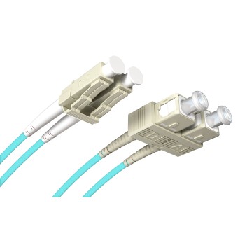Opton Fiber Patchcord LC/UPC-SC/UPC OM3 MM Duplex 2.0m