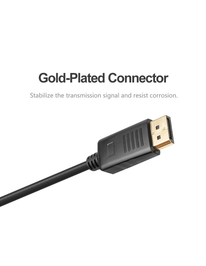 Unitek Y-C607BK DisplayPort 1.2 Cable 4K60Hz 1.5m Unitek Y-C607BK DisplayPort 1.2 Cable 4K60Hz 1.5m