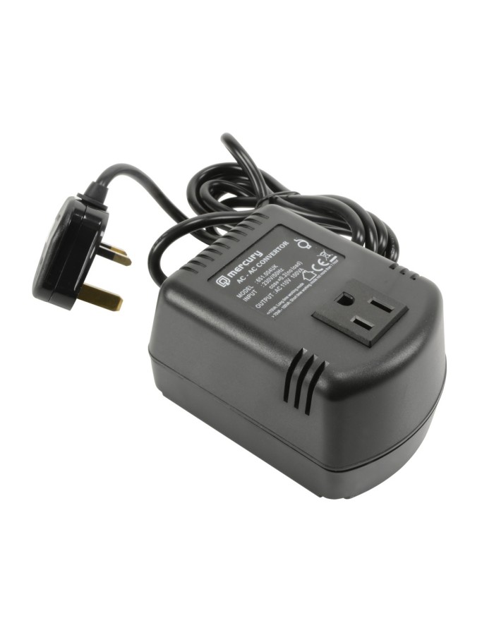 Mercury UK2US100VA US to UK Voltage Converter 230V-110V 100W 651.004UK Mercury UK2US100VA US to UK Voltage Converter 230V-110V 100W 651.004UK