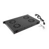 Lanberg 1U 230V Ventilation Panel LCD Display, 4 Fans & Thermostat Lanberg 1U 230V Ventilation Panel LCD Display, 4 Fans & Thermostat