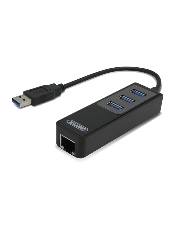 Unitek Y-3045C USB3.0 3-Port Hub w/ Gigabit LAN Unitek Y-3045C USB3.0 3-Port Hub w/ Gigabit LAN