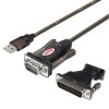 Unitek Y-105A USB to Serial Converter DB9F/DB25M Unitek Y-105A USB to Serial Converter DB9F/DB25M