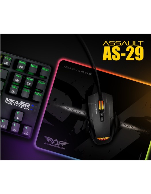 Armaggeddon AS-29R Pro Gaming RGB Mousepad