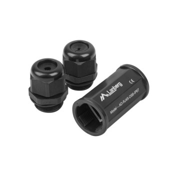 Lanberg Ethernet Coupler Shielded IP67 Waterproof