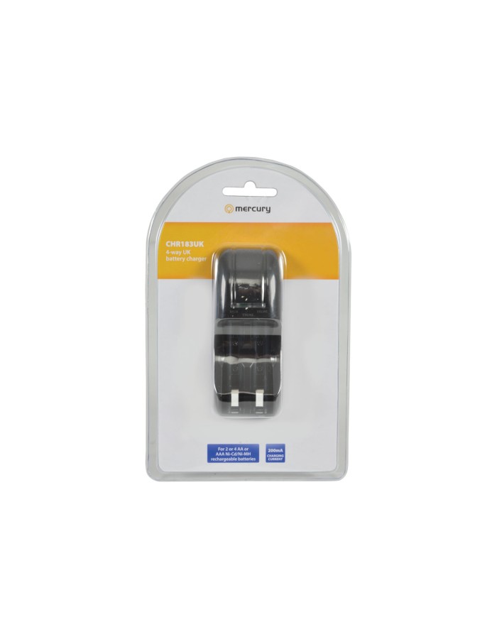 Mercury CHR183 4 Way UK Battery Charger 690.183UK Mercury CHR183 4 Way UK Battery Charger 690.183UK