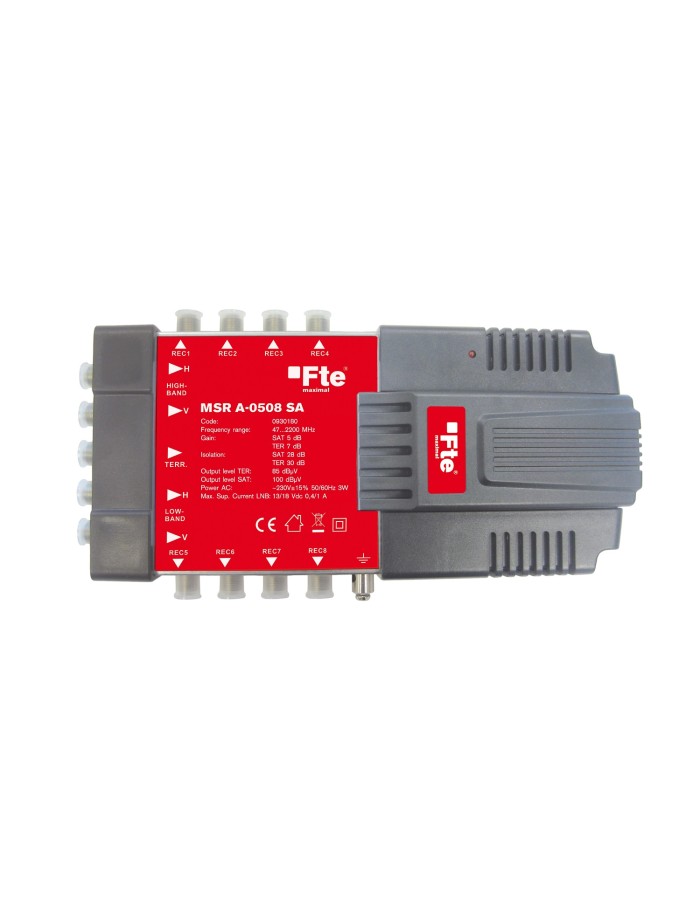 FTE MSRA0508 5/8 Active Sat/Terrestrial Multiswitch FTE MSRA0508 5/8 Active Sat/Terrestrial Multiswitch