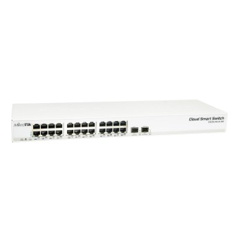 MikroTik SW 24-Port Gigabit Ethernet Smart Switch with 2 x SFP+ R/M CSS326-24G