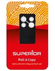 Superior Roll&Copy RF Remote Control (433.92MHz) Superior Roll&Copy RF Remote Control (433.92MHz)