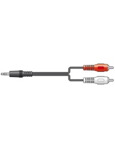 AV:link 3.5mm to 2RCA 1.2m 112.064UK AV:link 3.5mm to 2RCA 1.2m 112.064UK