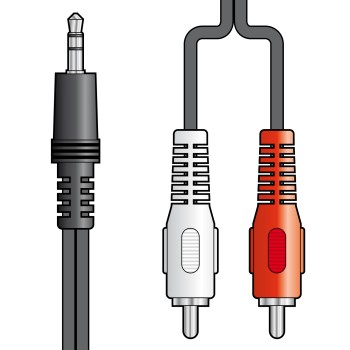 AV:link 3.5mm to 2RCA 1.2m 112.064UK AV:link 3.5mm to 2RCA 1.2m 112.064UK