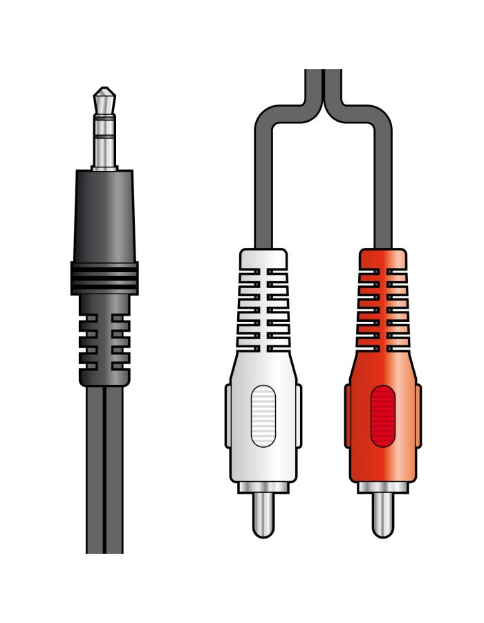 AV:link 3.5mm to 2RCA 1.2m 112.064UK AV:link 3.5mm to 2RCA 1.2m 112.064UK