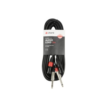 Chord Classic 2XLRM-2x6.3MM 6.0m 190.036UK Chord Classic 2XLRM-2x6.3MM 6.0m 190.036UK