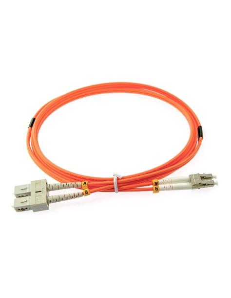 Opton Fiber Patch Cord LC/-SC MM 50/125UM Duplex OM2 2.0m