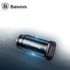 Baseus CCALL-DS01 Sq Metal Dual QC3.0 30W Car Charger Baseus CCALL-DS01 Sq Metal Dual QC3.0 30W Car Charger