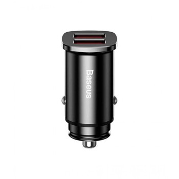 Baseus CCALL-DS01 Sq Metal Dual QC3.0 30W Car Charger