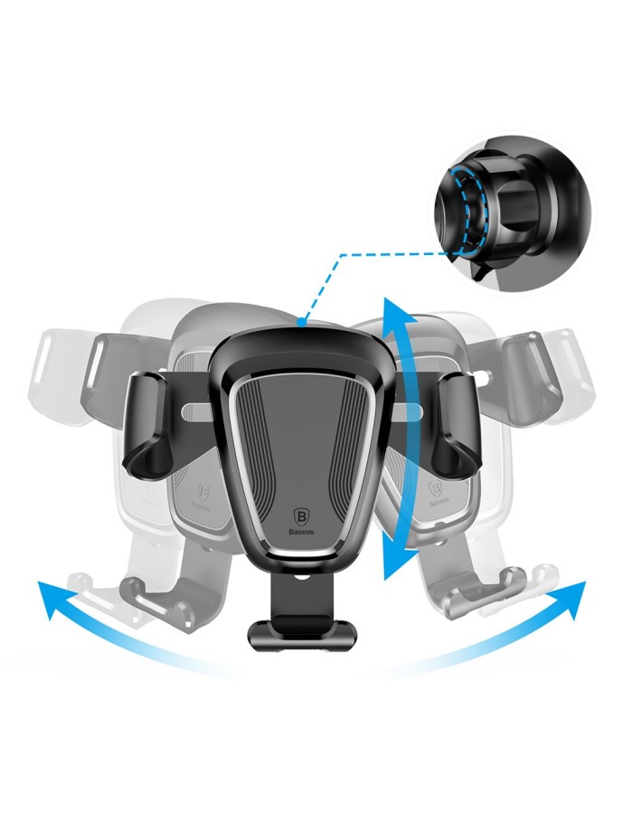 Baseus SUYL-01 Gravity Car Mount AirVent Black Baseus SUYL-01 Gravity Car Mount AirVent Black