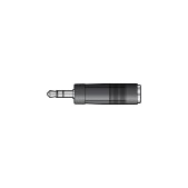 QTX 6.3mm Female Mono to 3.5mm Male Stereo Adaptor 759.185UK