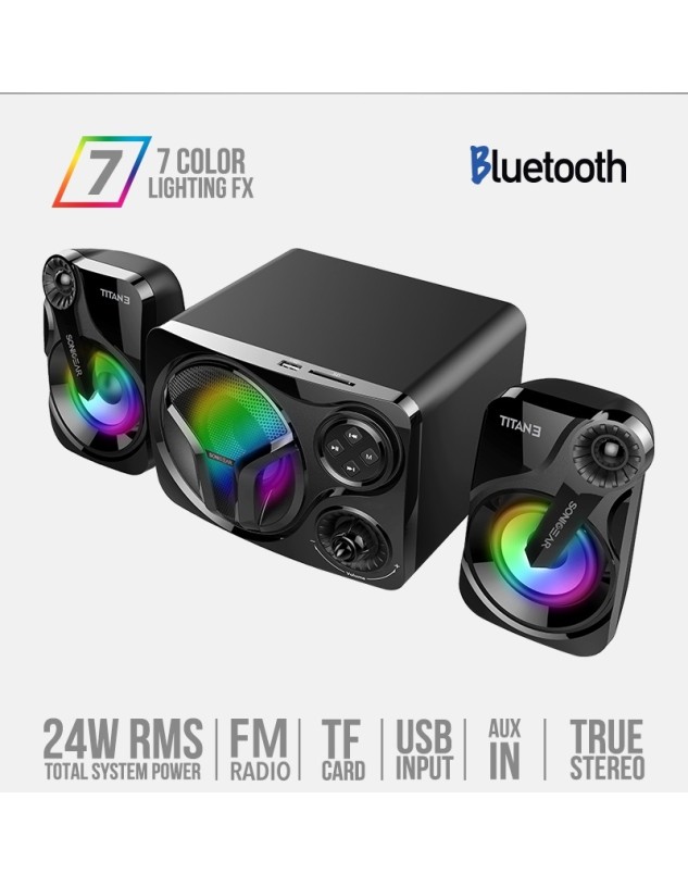 Sonicgear Titan3 USB Powered 2.1 PC Speakers Sonicgear Titan3 USB Powered 2.1 PC Speakers