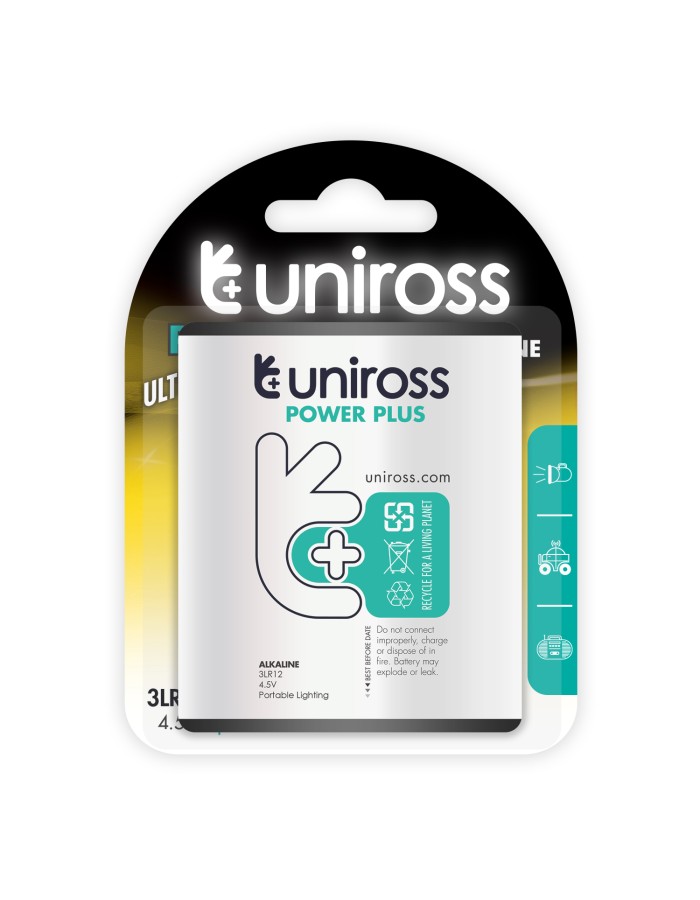 Uniross 3LR12 Power Plus Alkaline Battery (MN1203)