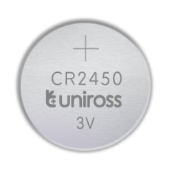 Uniross CR2450 Button Cell Lithium Battery (5pack) Uniross CR2450 Button Cell Lithium Battery (5pack)