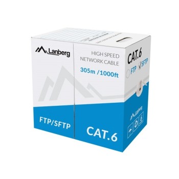 Lanberg SFTP Pure Copper CAT6 Cable CPR AWG23 305m