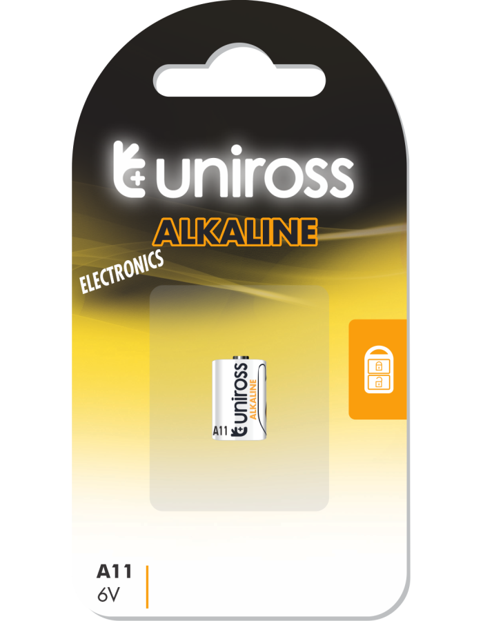 Uniross A11/MN11/V11A/11A 6V Alkaline Micro Battery (1pc) Uniross A11/MN11/V11A/11A 6V Alkaline Micro Battery (1pc)