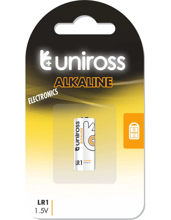 Uniross LR1 Alkaline Micro Battery (E90, MN9100,AM5,4001)