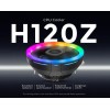 Alseye H120Z 4 PWM Pin CPU Cooler RGB Effect