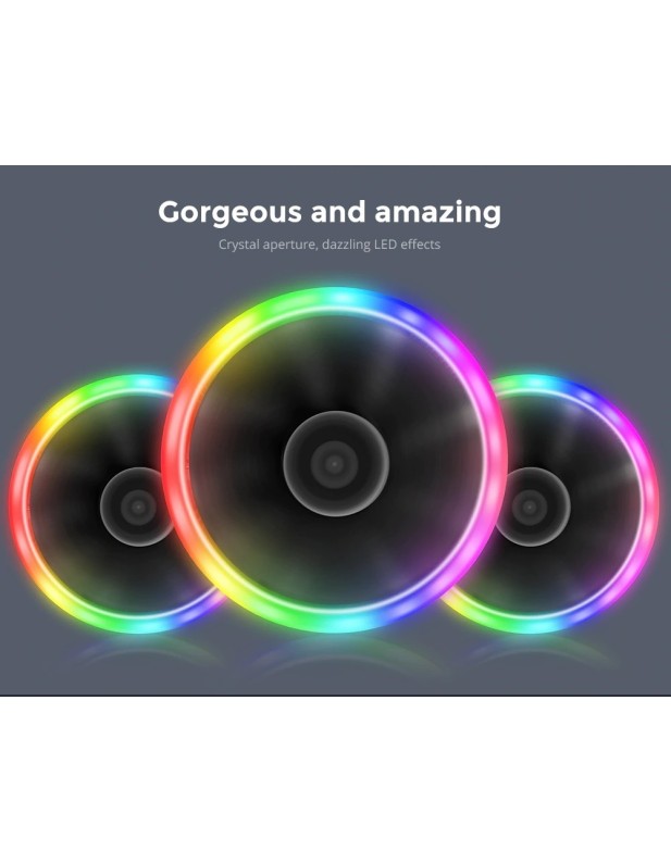 Alseye H120Z 4 PWM Pin CPU Cooler RGB Effect