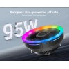 Alseye H120Z 4 PWM Pin CPU Cooler RGB Effect