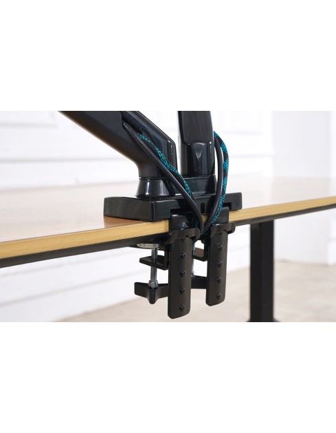 NBMounts F160 Dual Arm Gas Desk Monitor Mount (updated version) NBMounts F160 Dual Arm Gas Desk Monitor Mount (updated version)