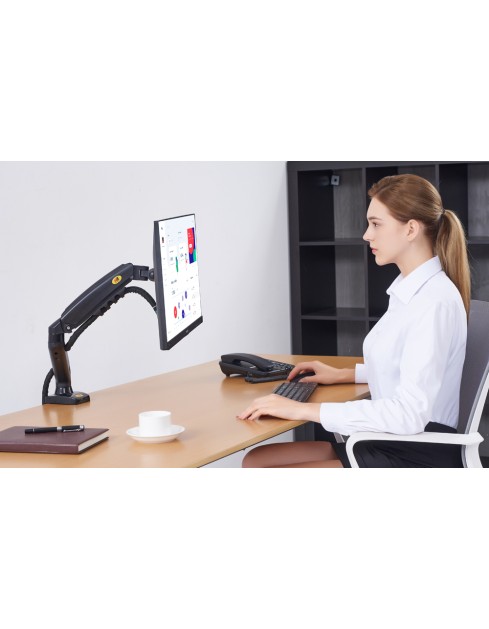 NBMounts F80 Single Arm Gas Desk Monitor Mount (updated version) NBMounts F80 Single Arm Gas Desk Monitor Mount (updated version)