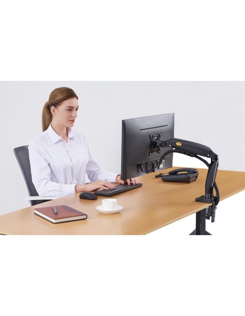 NBMounts F80 Single Arm Gas Desk Monitor Mount (updated version) NBMounts F80 Single Arm Gas Desk Monitor Mount (updated version)