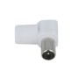 EK C95P-M Coaxial Plug Male White