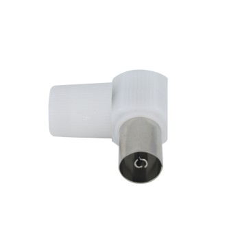 EK C95P-H Coaxial Plug Female White
