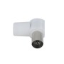 EK C95P-H Coaxial Plug Female White