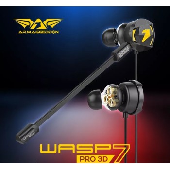 Armaggeddon Wasp 7 Pro 3D Gaming Earphones With Triple Neodymium Driver