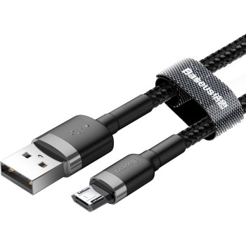 Baseus Cafule Braided MicroUSB Cable 2A 3.0m Black