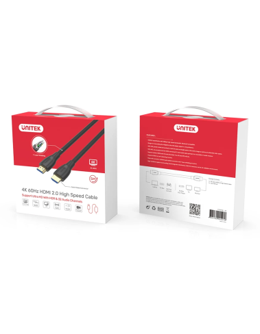 Unitek C11043BK HDMI 2.0 Cable 4K HDR & ARC 10.0m Black Unitek C11043BK HDMI 2.0 Cable 4K HDR & ARC 10.0m Black