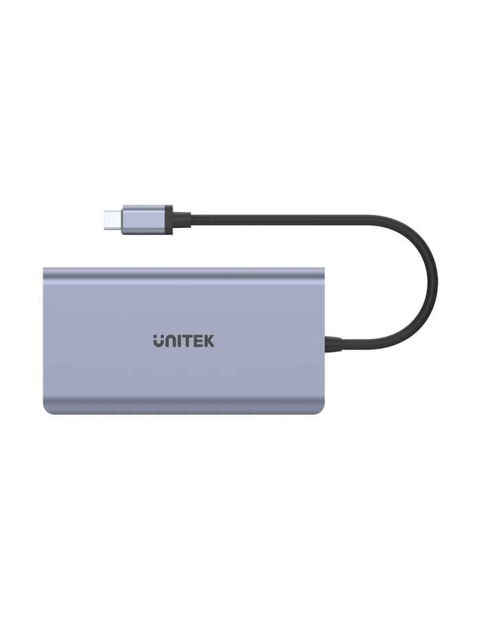Unitek D1056A Type-C 3.1 HDMI/DP/RJ45/SD/PD100W Hub Space Grey Unitek D1056A Type-C 3.1 HDMI/DP/RJ45/SD/PD100W Hub Space Grey