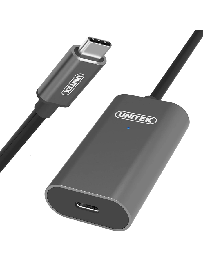 Unitek U305A USB3.1 USB-C Male to USB-C Female Active Extension Cable 5m Unitek U305A USB3.1 USB-C Male to USB-C Female Active Extension Cable 5m