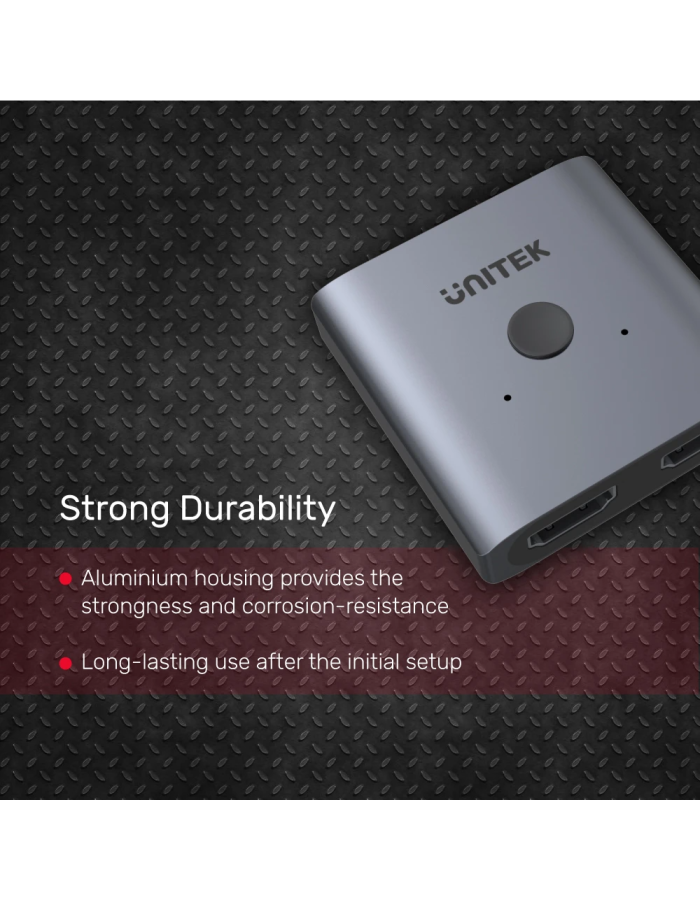 Unitek V1127A 4K HDMI 1in2 Out/2in1 Out Splitter/Switch