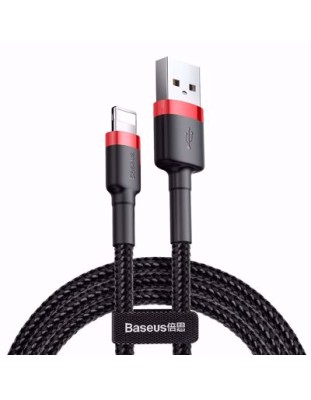 Baseus Cafule Braided Lightning Cable 2A 3m Black/Red