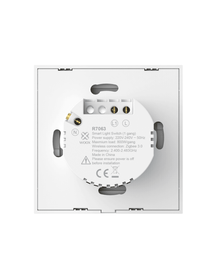 WOOX R7063 Wi-Fi Zigbee Smart Wall Light Switch WOOX R7063 Wi-Fi Zigbee Smart Wall Light Switch
